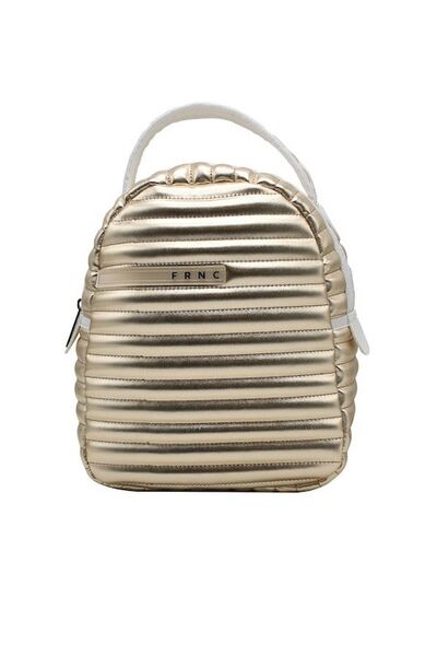 FRNC 4636 γυναικειο backpack χρυσο