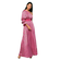 ​Φόρεμα maxi saten croise